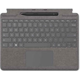 Microsoft Surface Pro Signature Keyboard & Slim Pen Compatible With Surface Pro 8 / Pro X English Layout Platinum